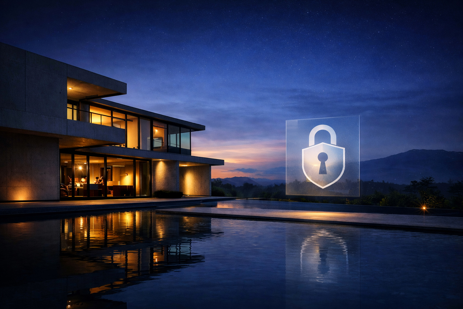 Architectural residential privacy hero